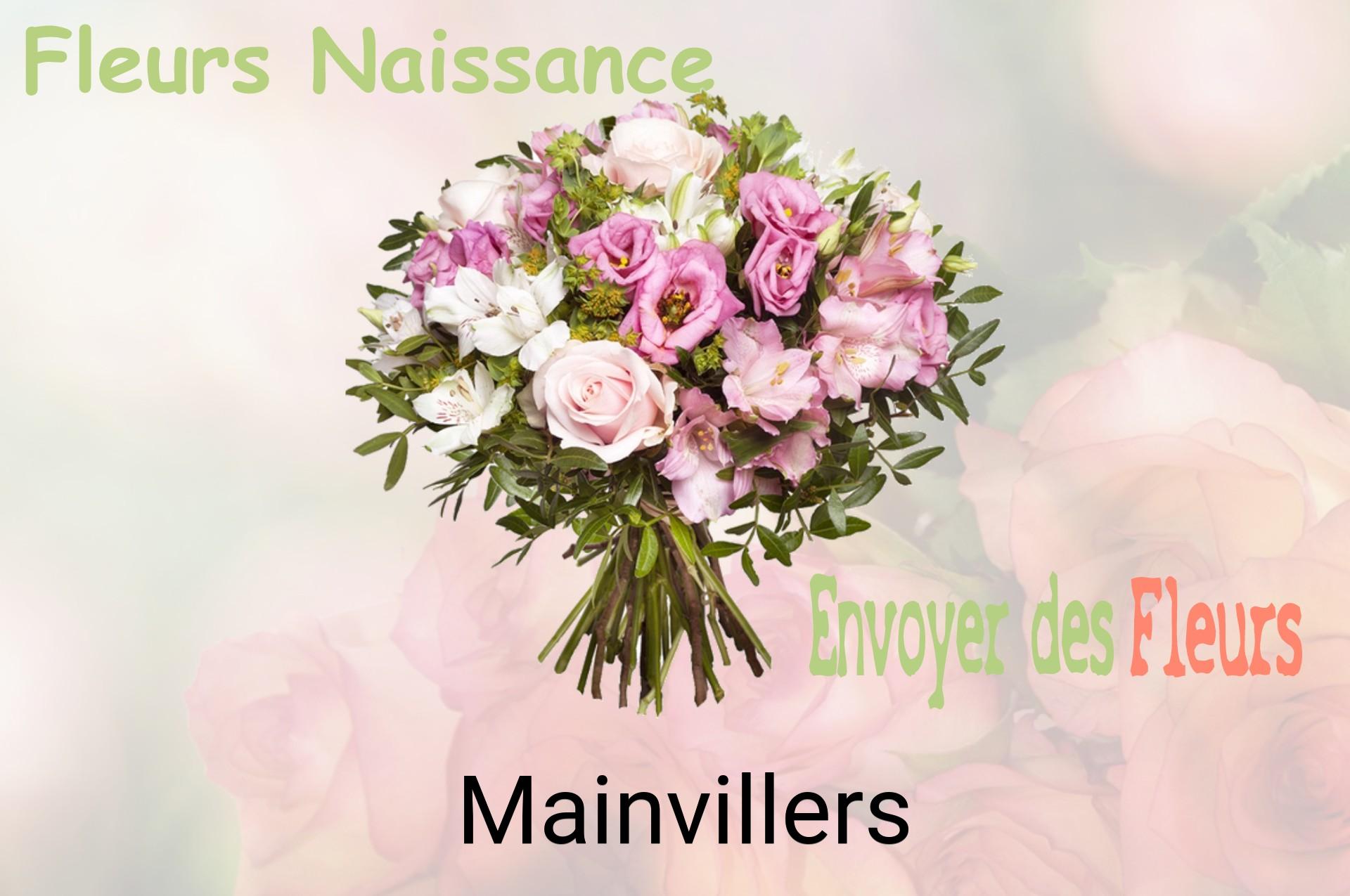 Bouquet de fleurs de naissance livré à Mainvillers